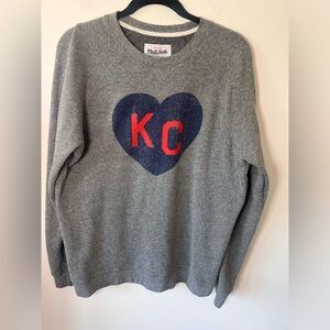 Love KC Distressed Sweatshirt size M